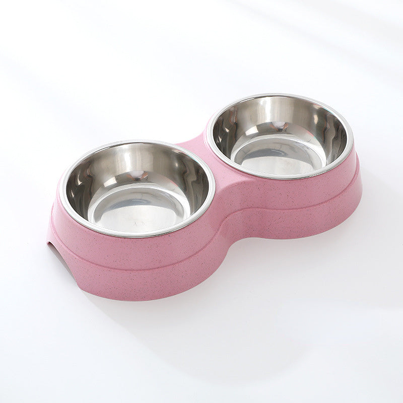 Dog Food Water Feeder Stainless Steel