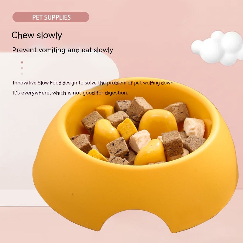 Pet Dog Slow Food Bowl