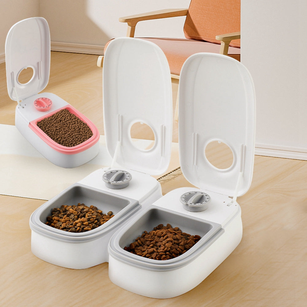 Automatische Pet Feeder Smart Food Dispenser Für Katzen Hunde Timer Edelstahl Schüssel Auto Hund Katze Haustier Fütterung Haustiere Liefert