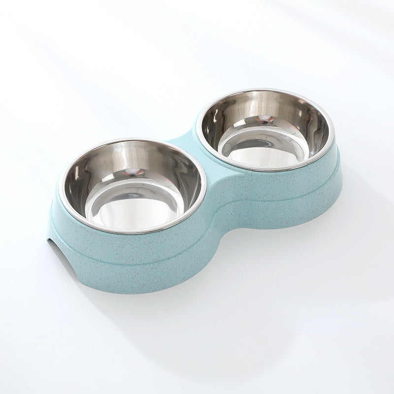 Dog Food Water Feeder Stainless Steel