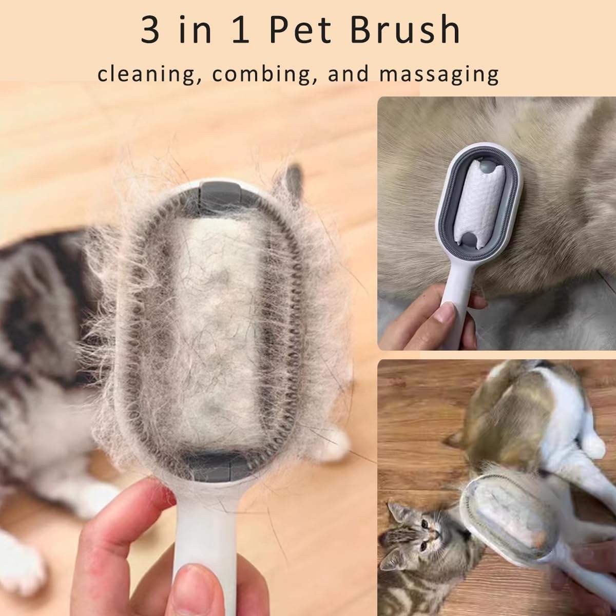 Cat Hair Brush With Water