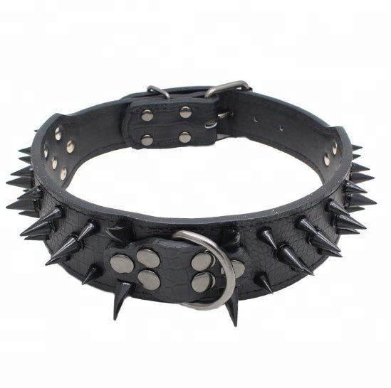 Spiked Studded Leather Collars